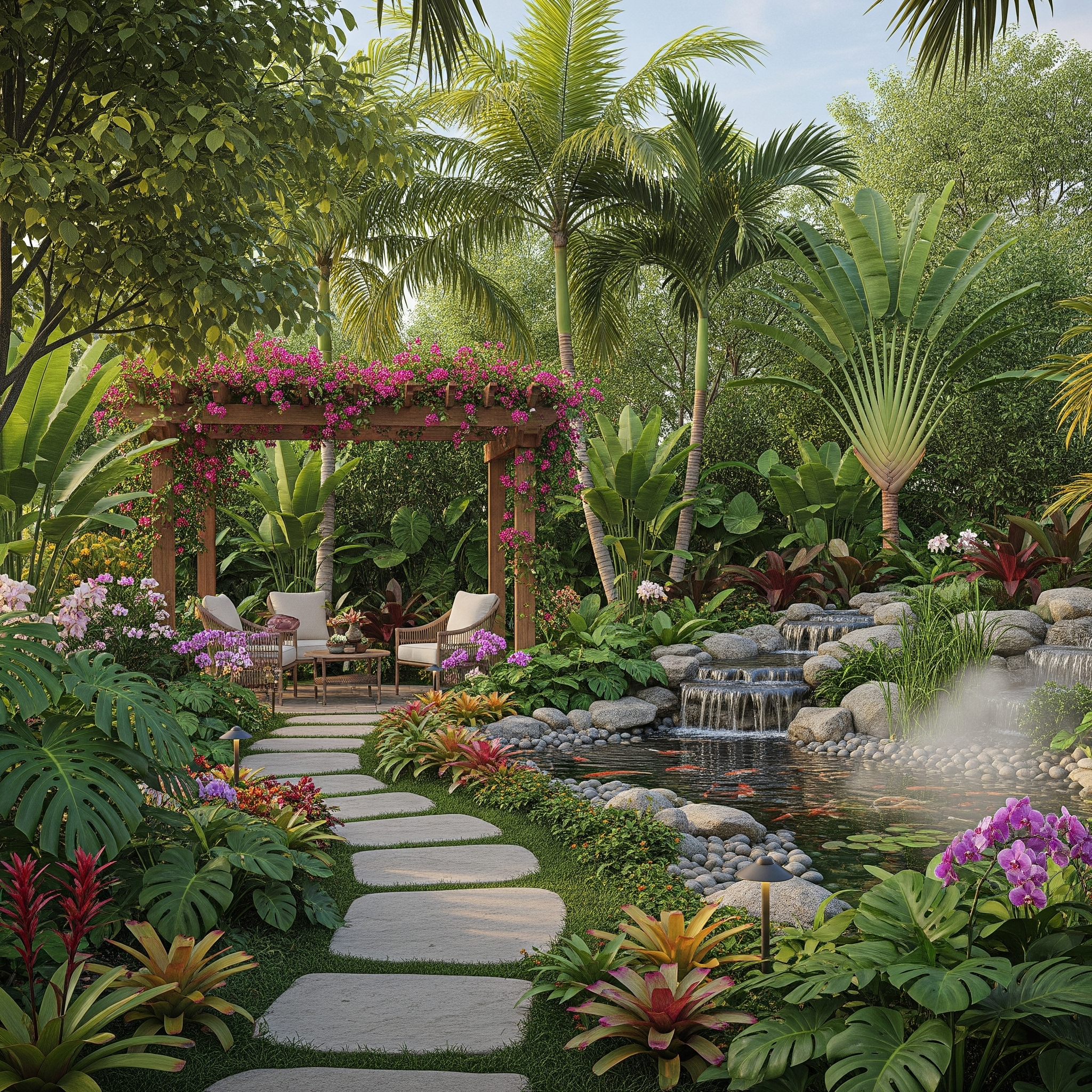 English Garden Landscape